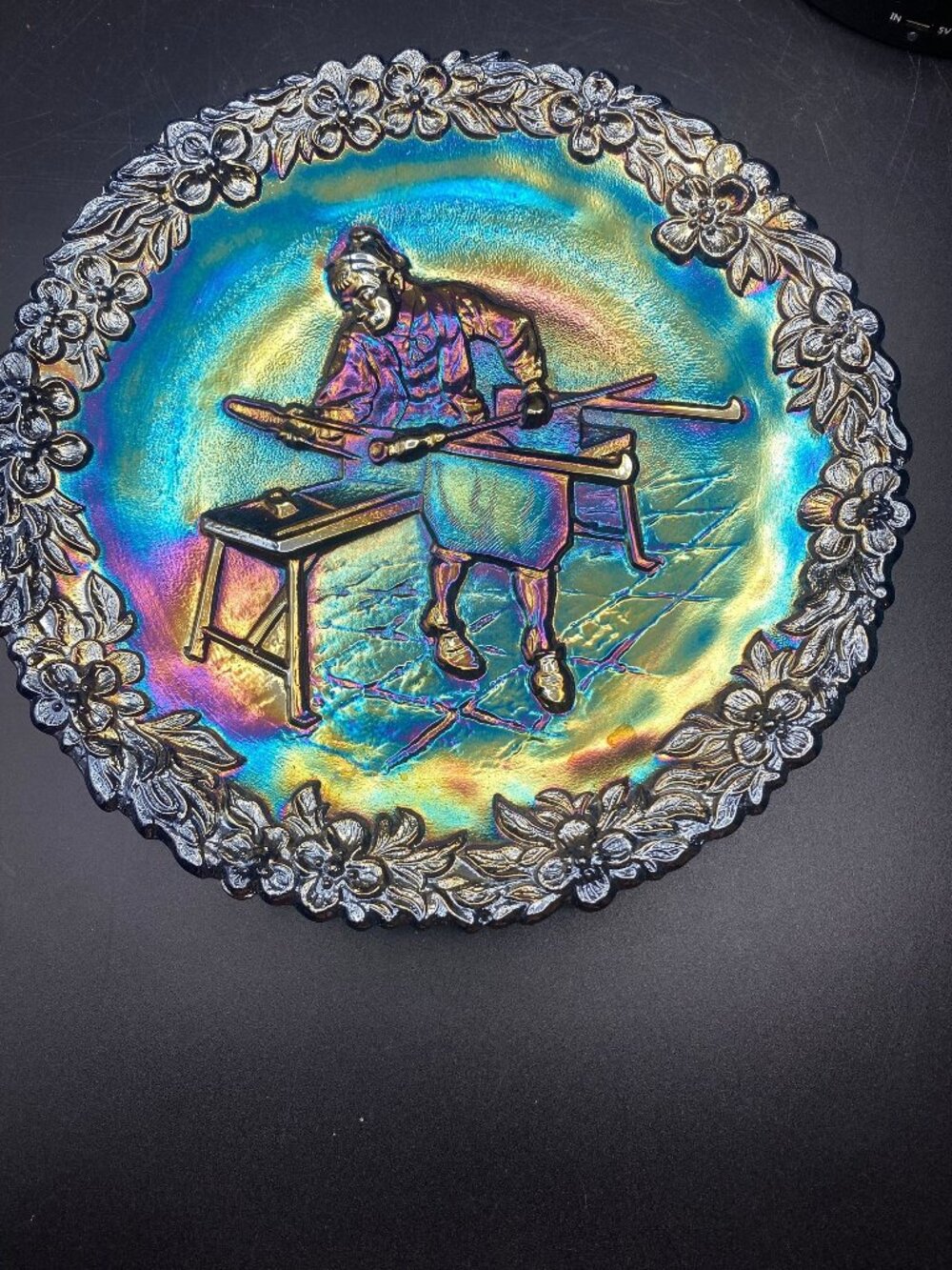 Fenton Carnival Glass  Blower Plate
